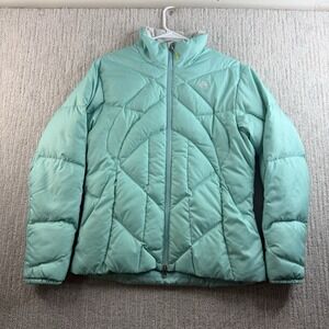 Nike ACG 3 Jacket Womens Medium 8/10 Teal Goose Down Puffer Full Zip